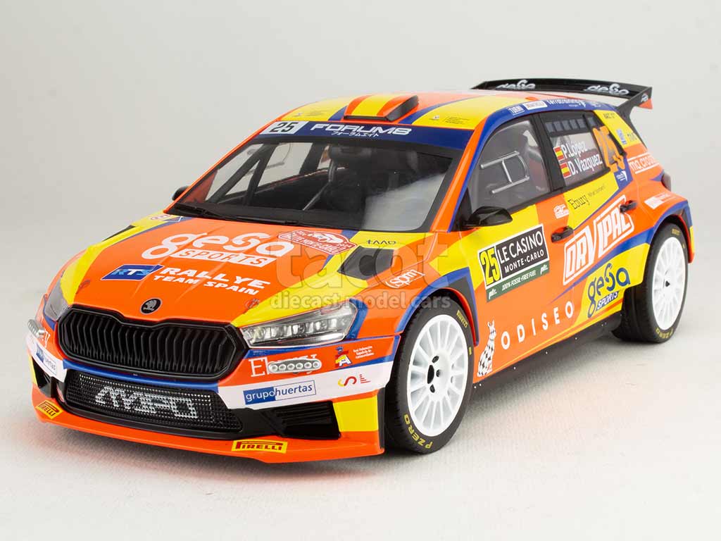 104890 Skoda Fabia Rally2 Monte-Carlo 2024