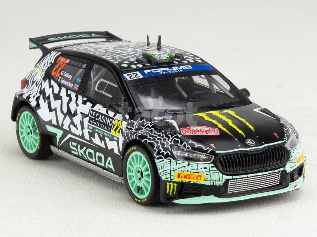 104904 Skoda Fabia Rally2 Monte-Carlo 2024