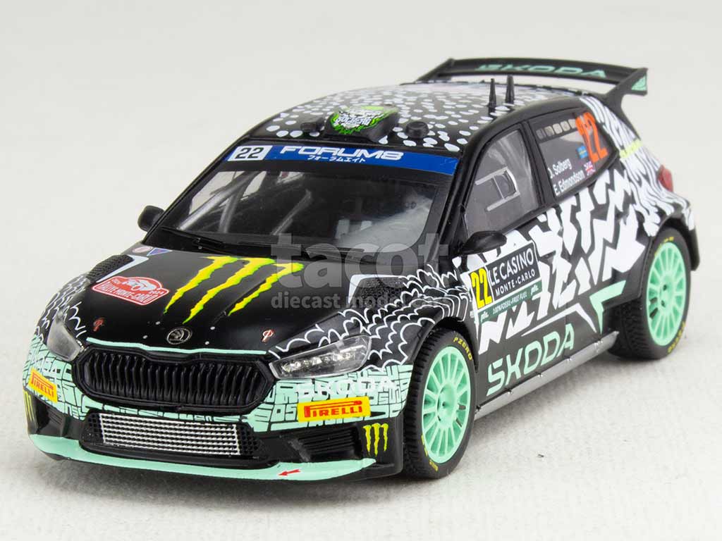 104904 Skoda Fabia Rally2 Monte-Carlo 2024