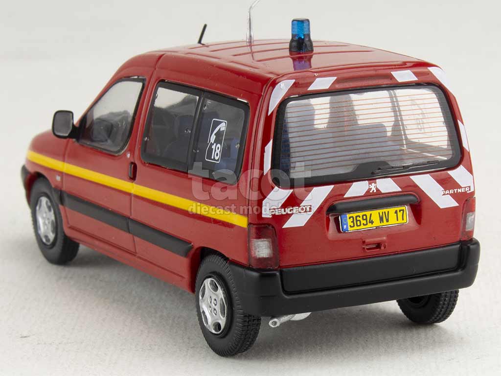 Miniature Peugeot Partner Break Bleue 1997 - échelle 1/43 Par Vitesse