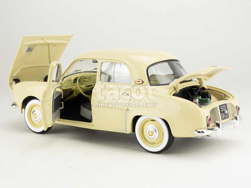 Modèle Réduit 1:18 Renault Dauphine 1958 Beige - Marque Norev - Neuf - Collection