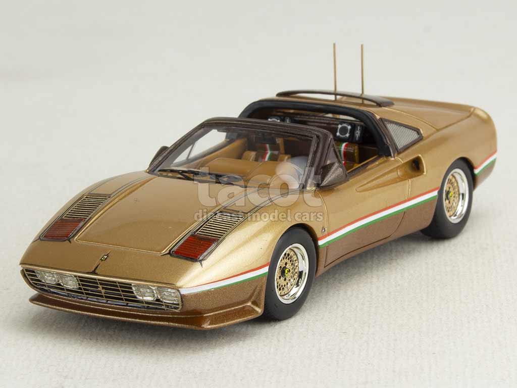 Miniature Ferrari 308 GTS De Gilles Villeneuve 1977 - Best 1/43 Avec Figurine
