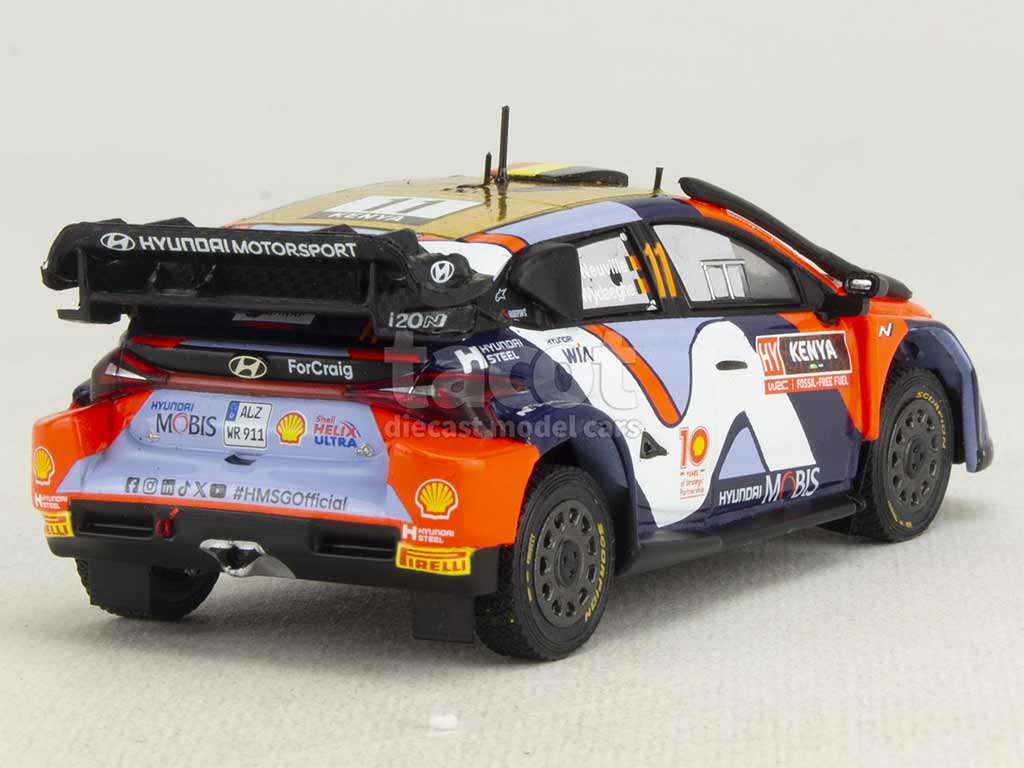 105509 Hyundai i20 N Rally1 Safari Rally Kenya 2024