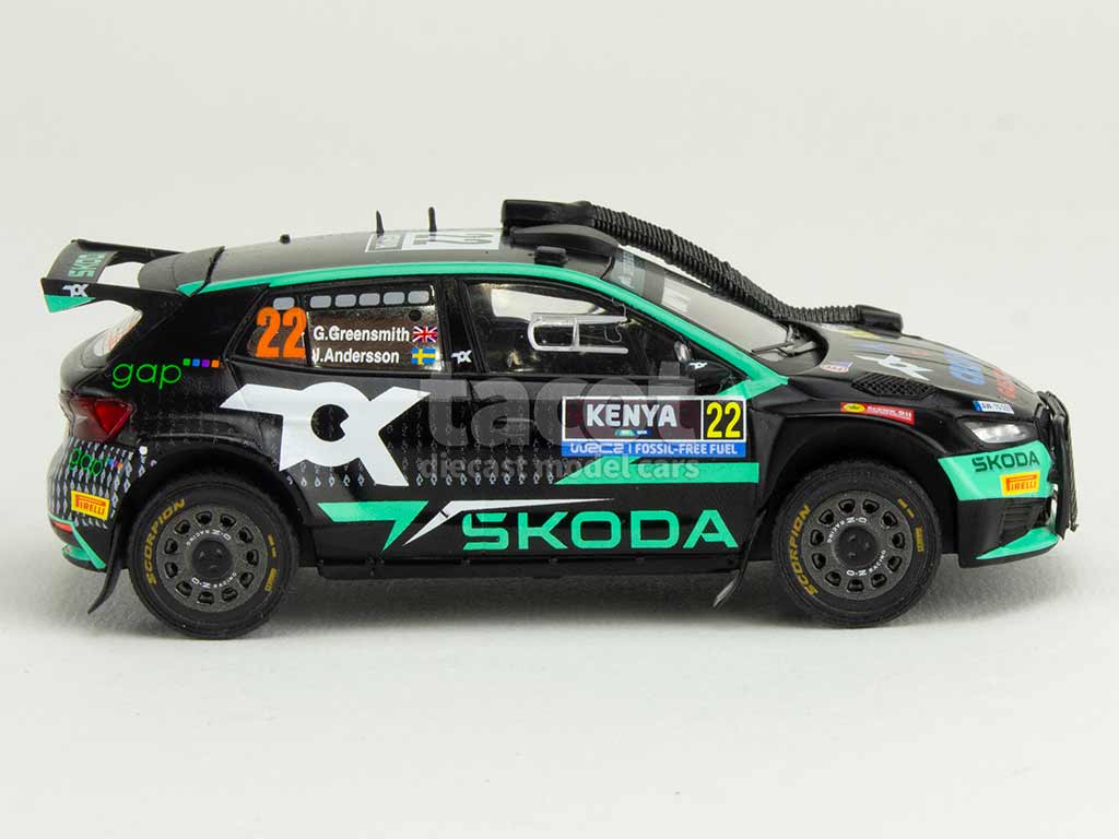 105730 Skoda Fabia Rally2 Kenya Rally 2024
