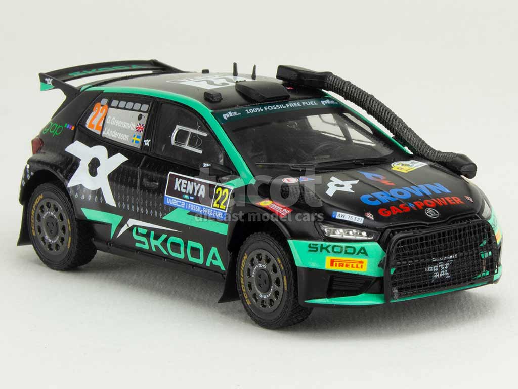 105730 Skoda Fabia Rally2 Kenya Rally 2024