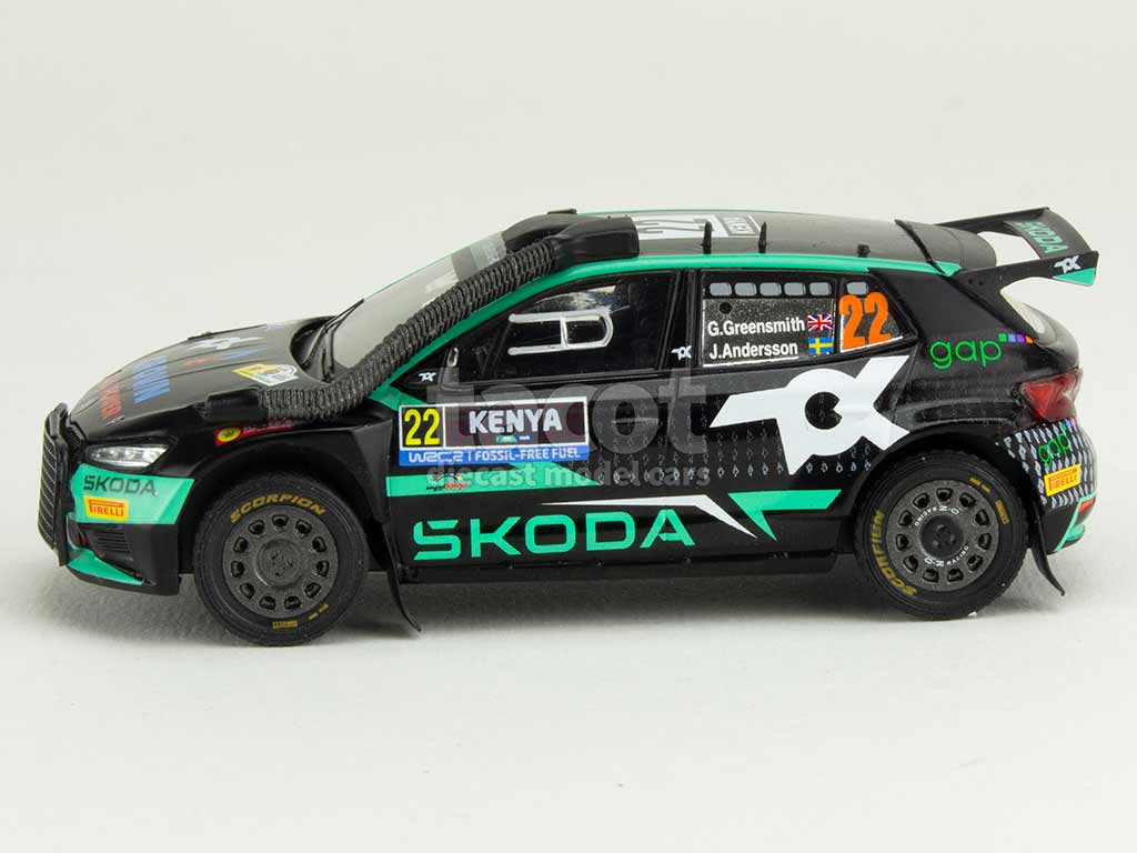105730 Skoda Fabia Rally2 Kenya Rally 2024