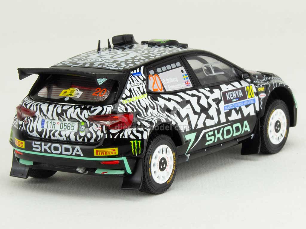105731 Skoda Fabia Rally2 Kenya Rally 2024