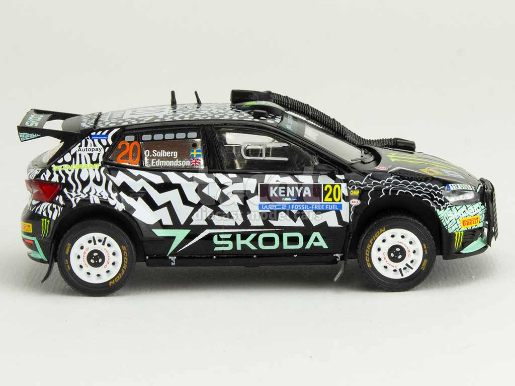 105731 Skoda Fabia Rally2 Kenya Rally 2024