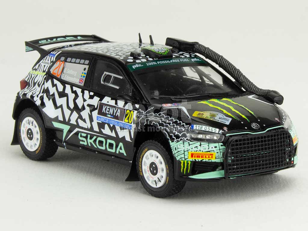 105731 Skoda Fabia Rally2 Kenya Rally 2024