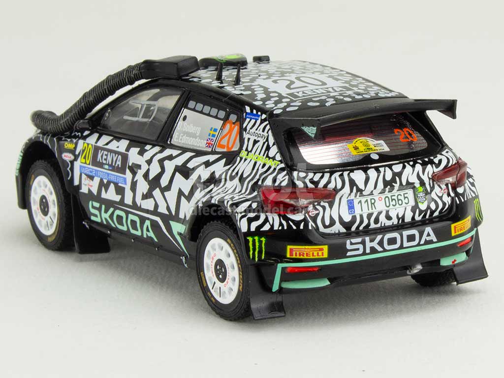 105731 Skoda Fabia Rally2 Kenya Rally 2024