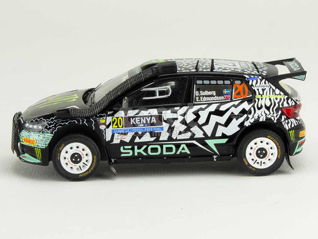 105731 Skoda Fabia Rally2 Kenya Rally 2024
