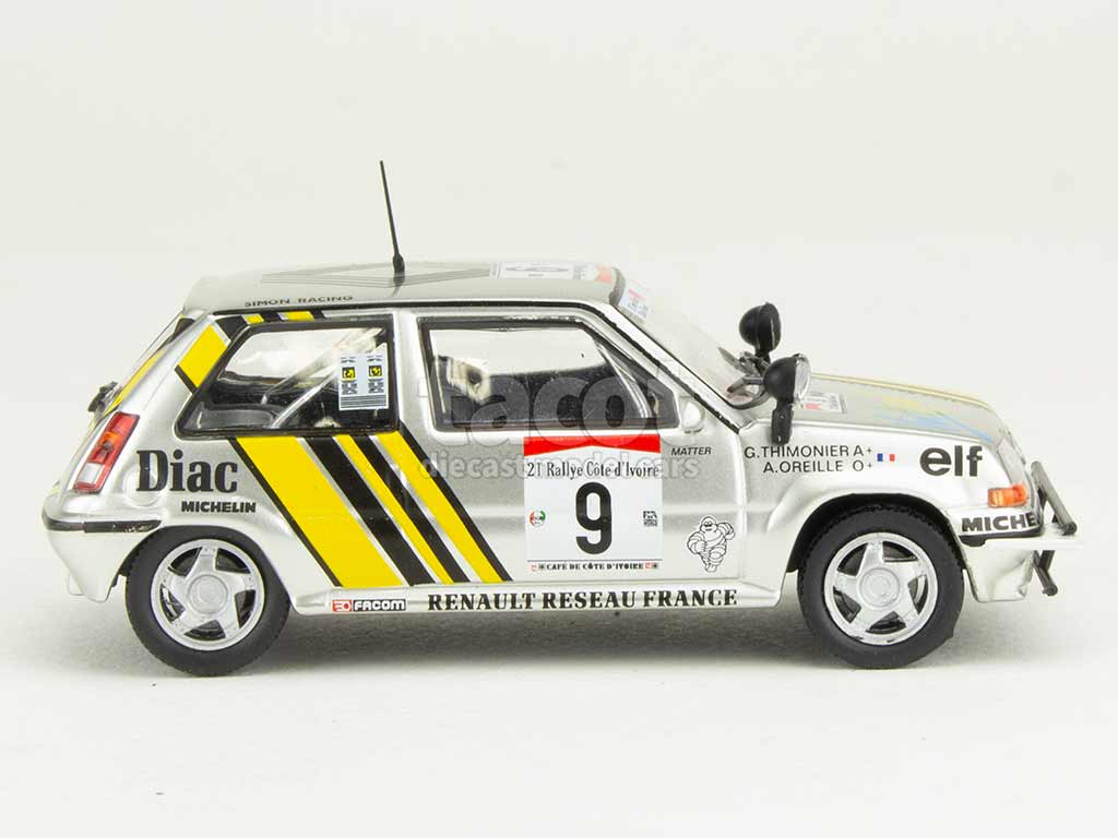 106568 Renault Supercinq GT Turbo Rally Côte d'Ivoire 1989