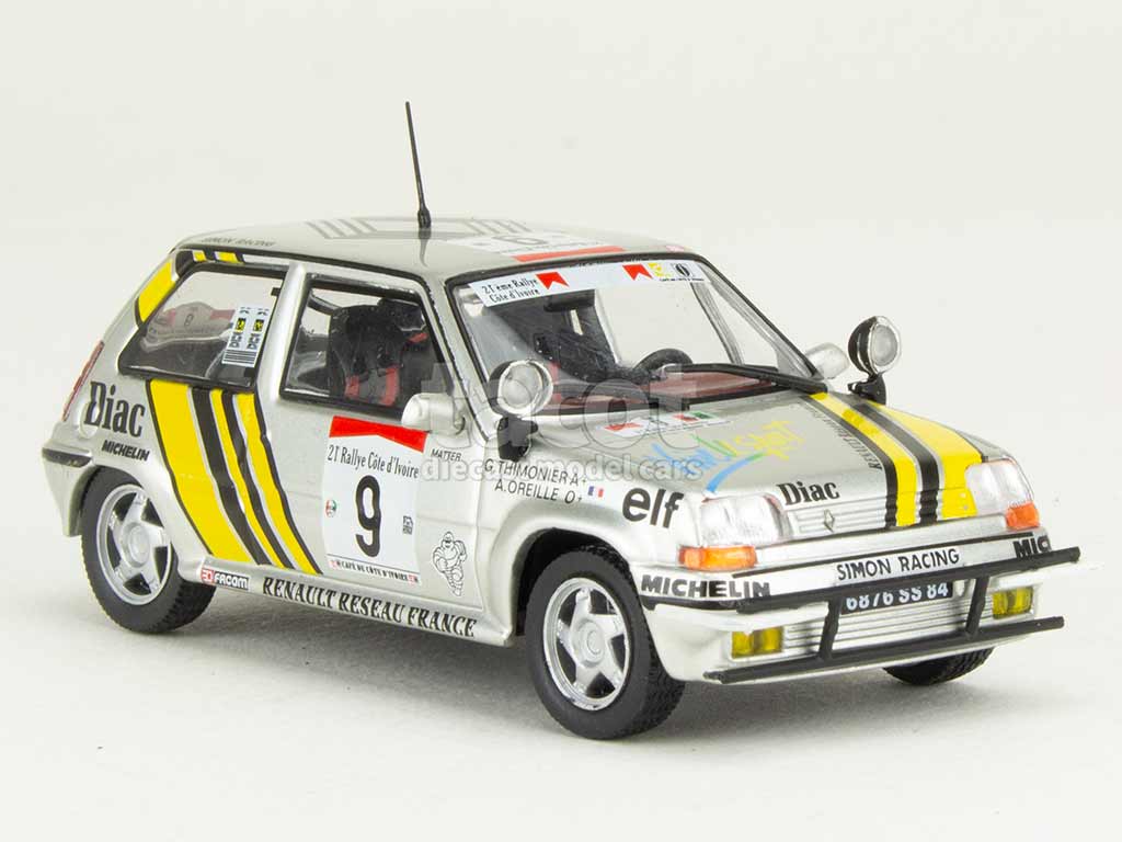 106568 Renault Supercinq GT Turbo Rally Côte d'Ivoire 1989