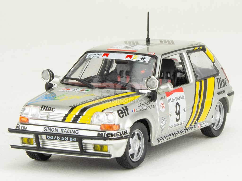 106568 Renault Supercinq GT Turbo Rally Côte d'Ivoire 1989