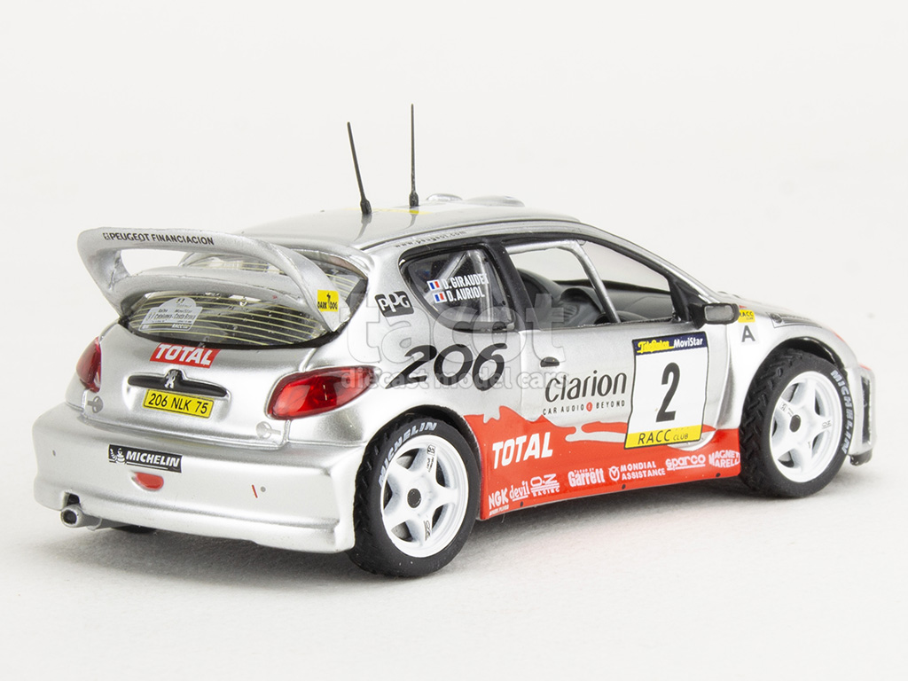 106897 Peugeot 206 WRC Rallye de Catalogne 2001