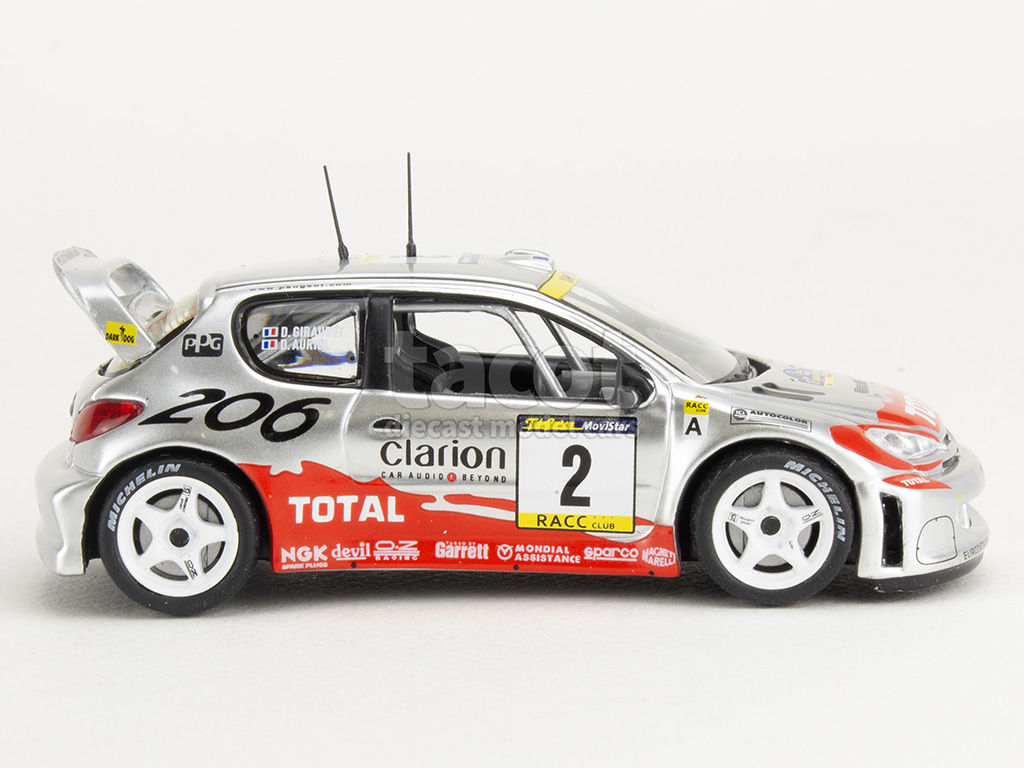 106897 Peugeot 206 WRC Rallye de Catalogne 2001