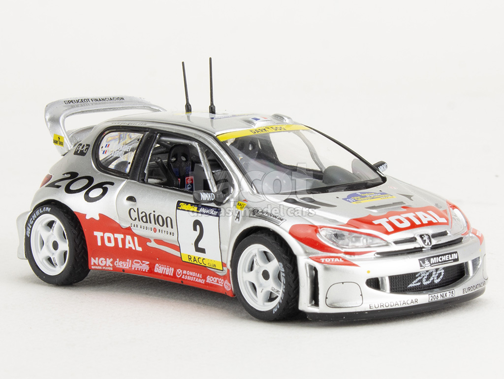 106897 Peugeot 206 WRC Rallye de Catalogne 2001