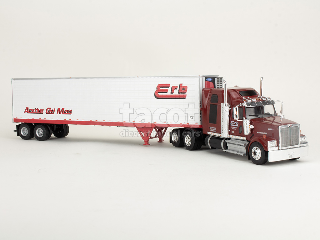 106903 White Western Star 4900 Semi-Remorque 2005