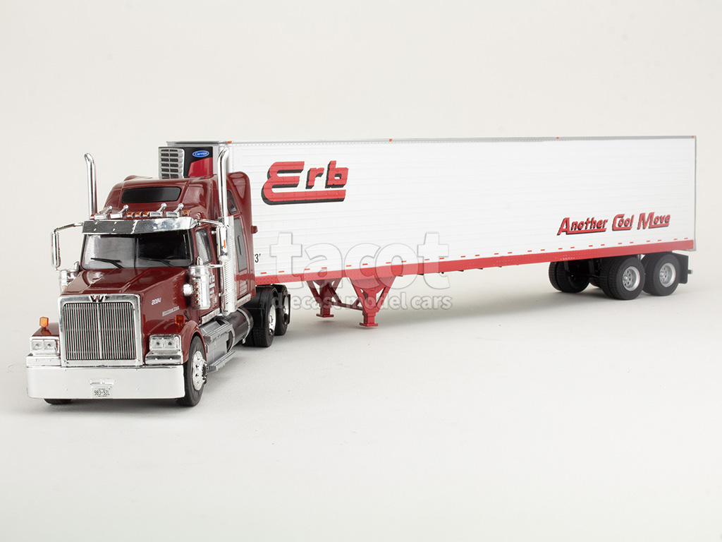 106903 White Western Star 4900 Semi-Remorque 2005