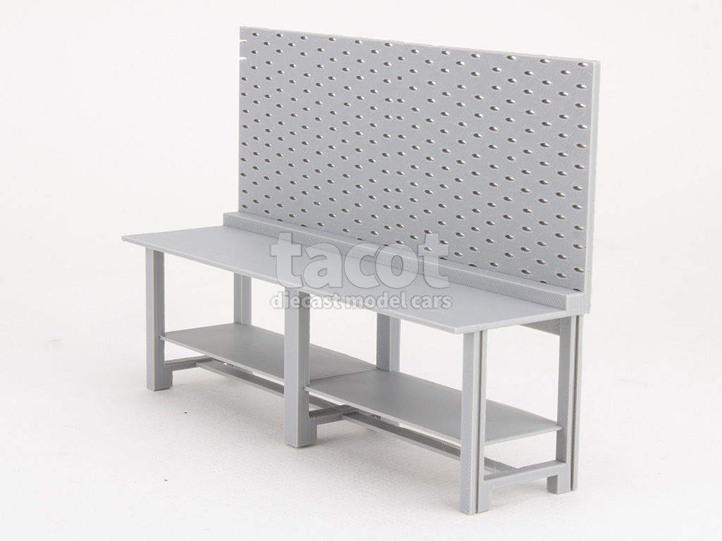 107293 Divers Etabli double avec panneau mural