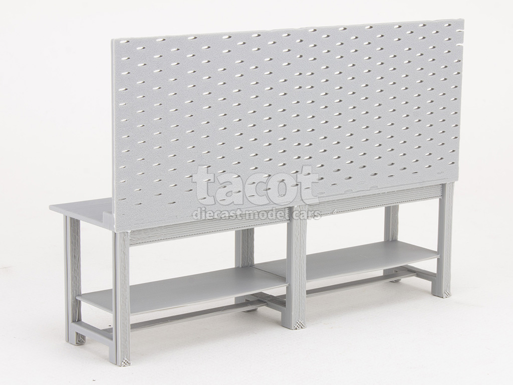 107293 Divers Etabli double avec panneau mural