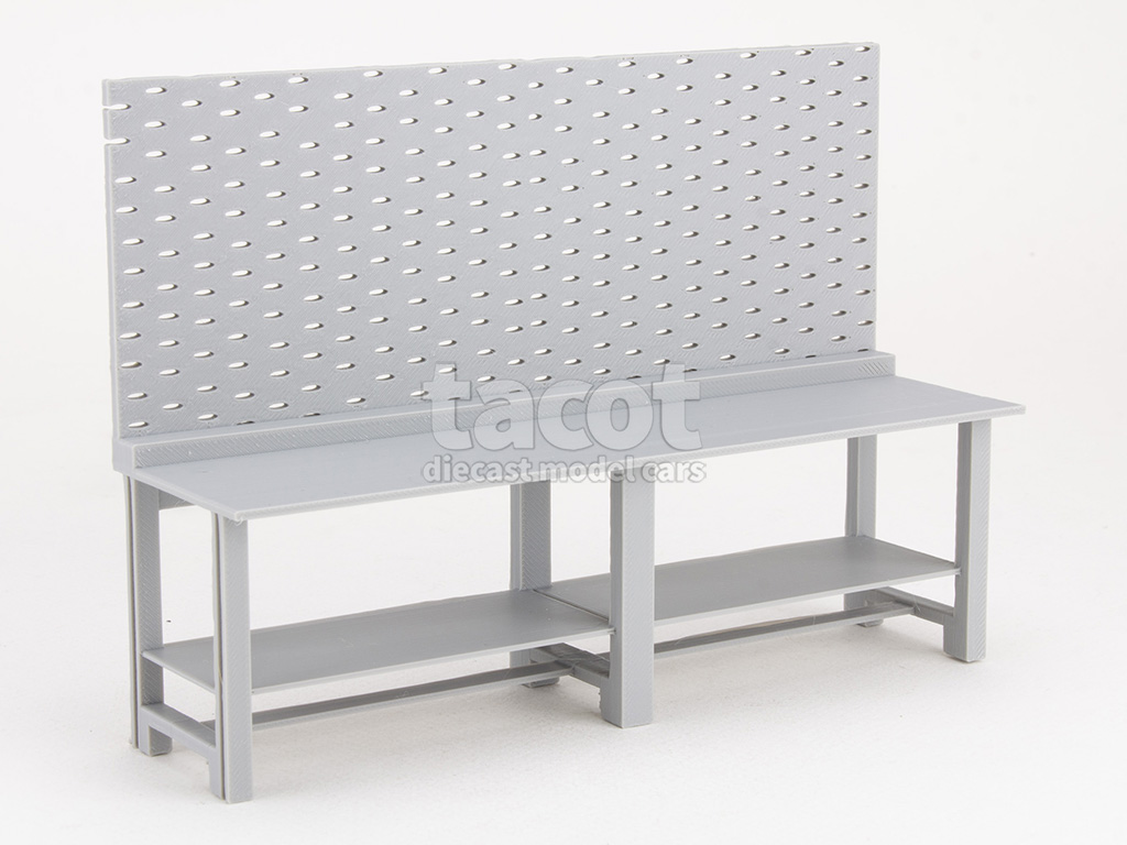 107293 Divers Etabli double avec panneau mural