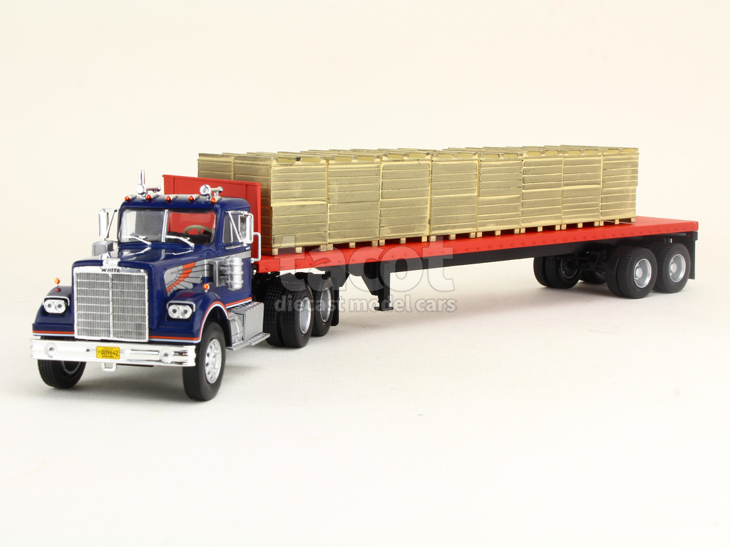 108587 White Western Star 4864 Semi-Remorque 1971
