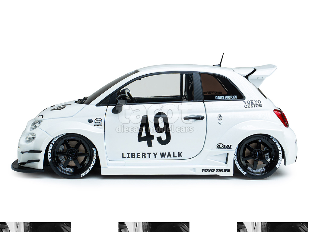 108707 Fiat Abarth 500 Liberty Walk Body Kit 2025