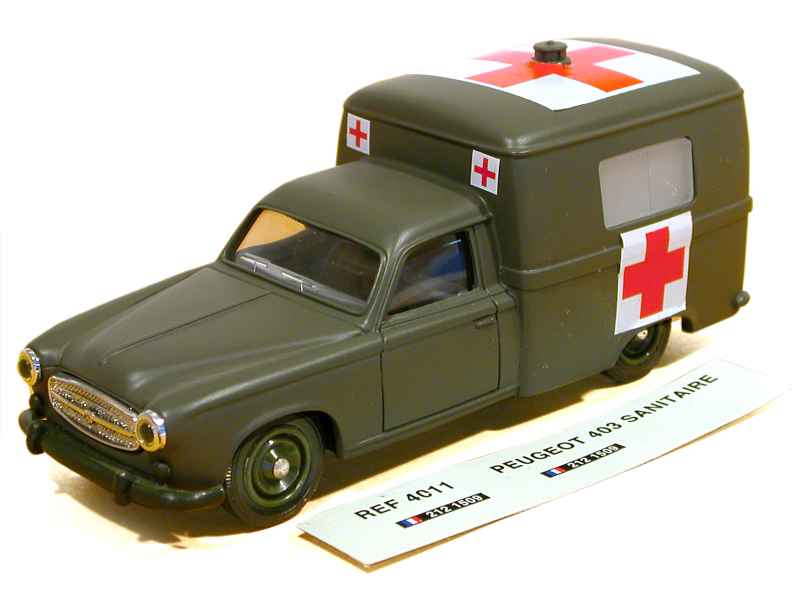 20470 Peugeot 403 Sanitaire Ambulance Military