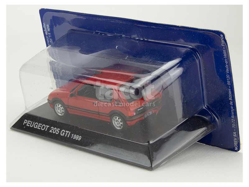 Norev Peugeot 205 GTI 1.9 1989 1/43 Sous Blister ( Solido Minichamps