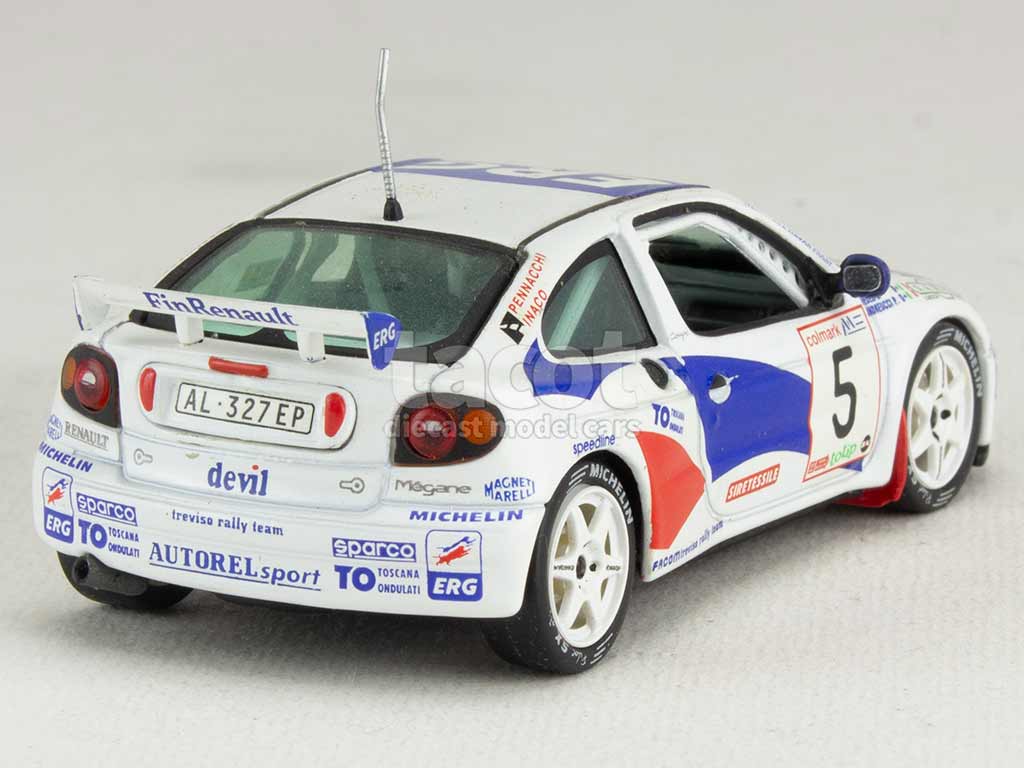 Renault Maxi Mégane #5 – Rallye Grande-Bretagne 1996 – Vitesse 1/43 – Jaune