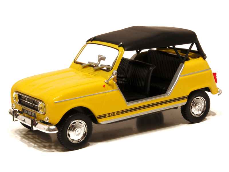 Miniature Renault 4L Plein Air Jaune