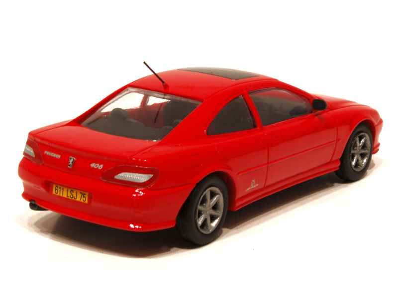 Miniature Minichamps 1/43 - Peugeot 406 Coupé 1997, Couleur Bordeaux, Sans Boîte