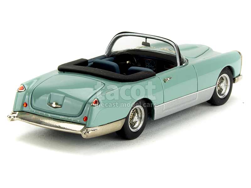 Miniature Facel Vega FV 1955 Gris Bleuté - Échelle 1/43 - Norev - Rare - Neuf