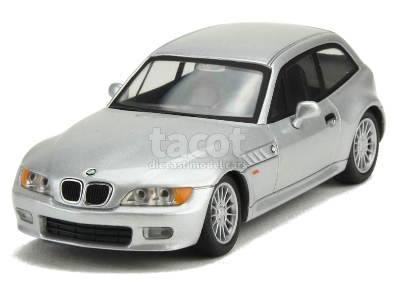 BMW Z3 2.8 COUPE gris argent silver metal 1/18 UT Models voiture miniature coll