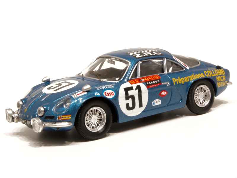 Décalcomanies 1/16 Alpine 1300/1600 #61 Le Mans 1968 + Version Route – Ref COLORADO DCC1602 – Neuf