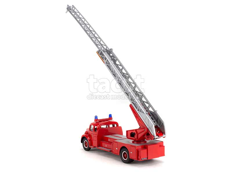 JOUSTRA CAMION POMPIER BERLIET TÔLE BON ÉTAT QUELQUES MANQUES Lg 32 cm