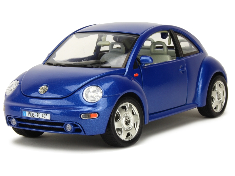 Modellino Auto 1/43 Volkswagen New Beetle 1998 Blu - IXO / AUTO PLUS / Jumajo