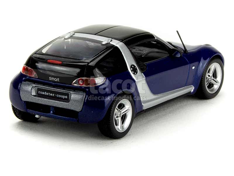 Modèle Miniature Minichamps 1:43 - Smart Roadster Coupé 2003 Gris Métallisé | Boîte Fermée, Collection