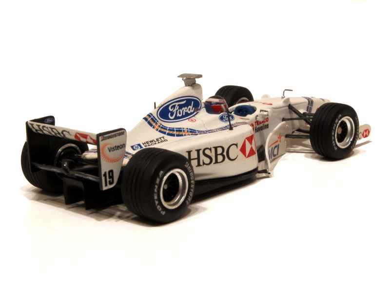 Miniature Minichamps 1/43 - Stewart Ford 1998 - Version Launch - Barrichello - Limitée
