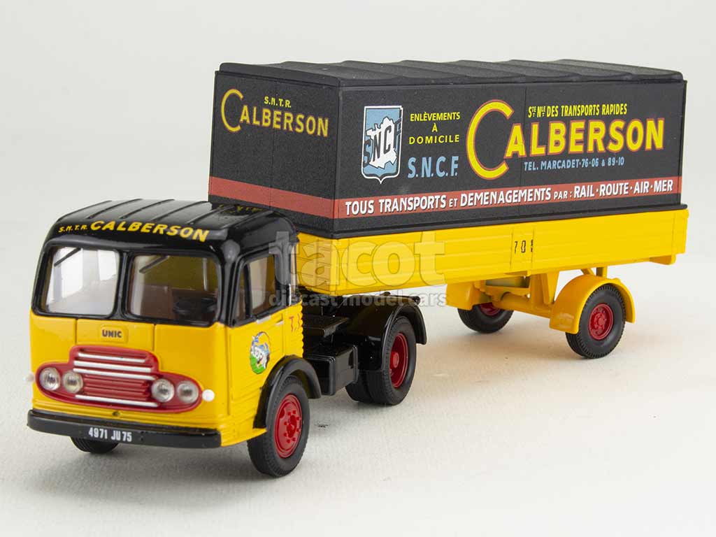27770 Unic Saverne Semi Bâché Calberson
