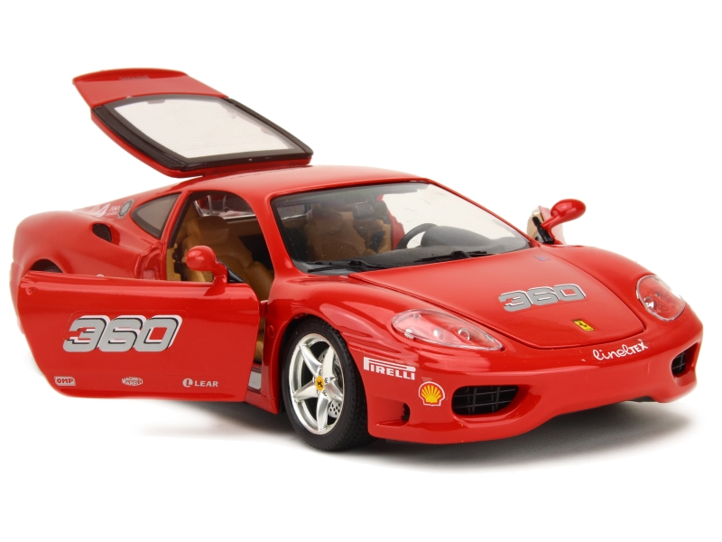 Voiture de Collection Miniature Ferrari 360 Modena Challenge de chez Bburago au 1/18 - Collection