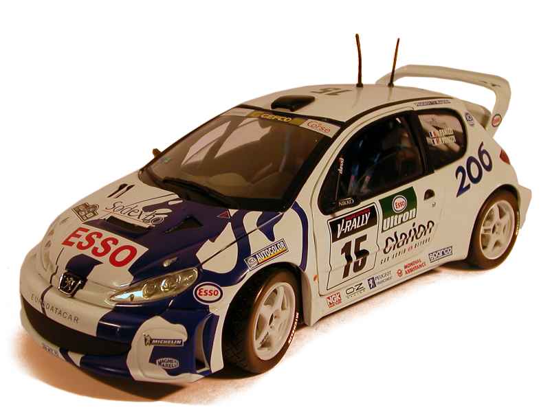 PEUGEOT 206 TUNING 1999 (sur base WRC) SOLIDO 1/18 + BOITE EUR 12,00 -  PicClick FR