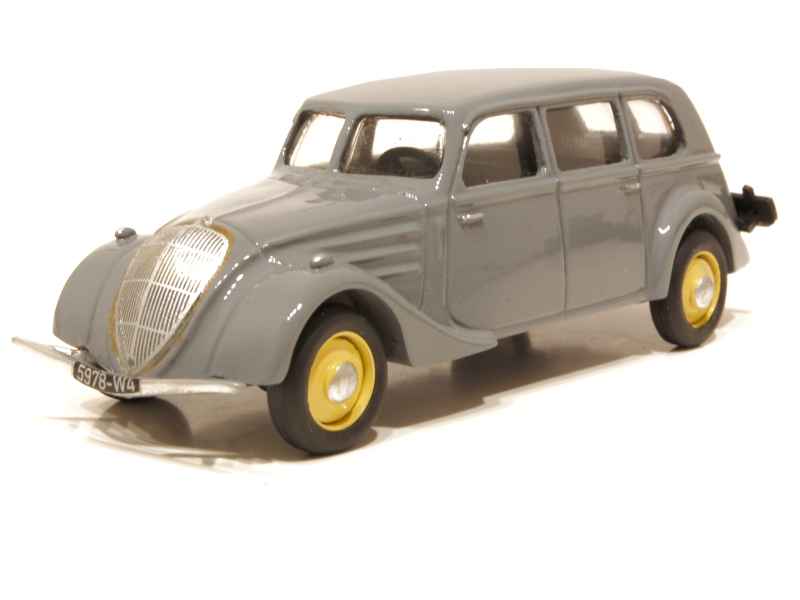 PEUGEOT 402 ANDREAU Bleu et jante Rouge MINIROUTE 46 1:43 résine