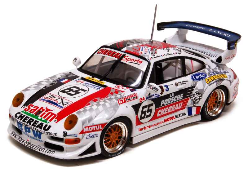 PORSCHE 911 GT2 #65 CHEREAU SPORT LE MANS 1999 ONYX XLM99025 1:43 