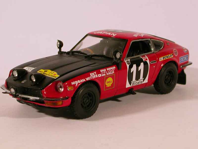 Datsun 240 Z Safari Rally 1971 kiosque à journaux 1/43