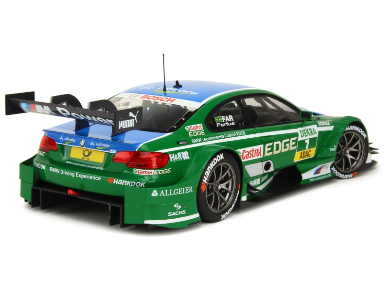 Miniature 1/18 BMW M3 DTM Minichamps - Vert - Pilote A. Farfus - 2011