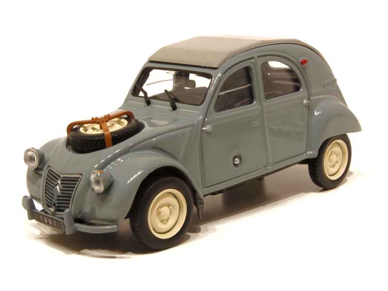 Voiture Miniature Citroën 2CV Sahara La Poste 1962 – Atlas 1/43, Jaune, Neuve En Boîte