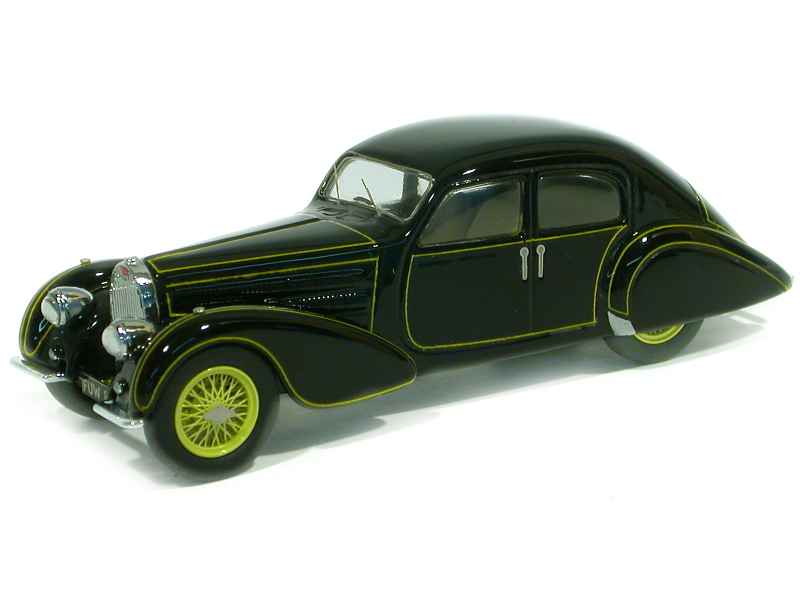 Atlas 1:43 Bugatti Type 57Sc Coupe Atlantic chrome 7687101 modèle