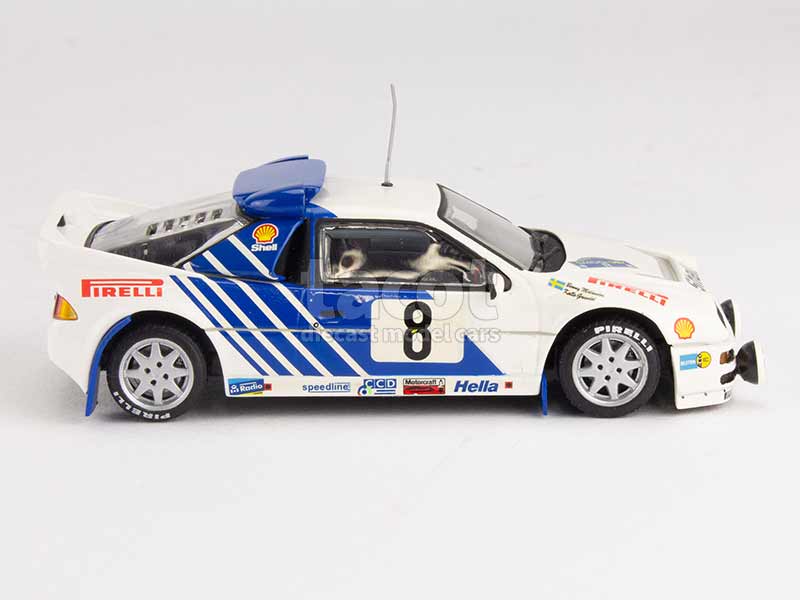 Modèle Réduit Ford RS 200 Rally Suède 1986 – échelle 1:43 DeAgostini, En Métal, Neuf